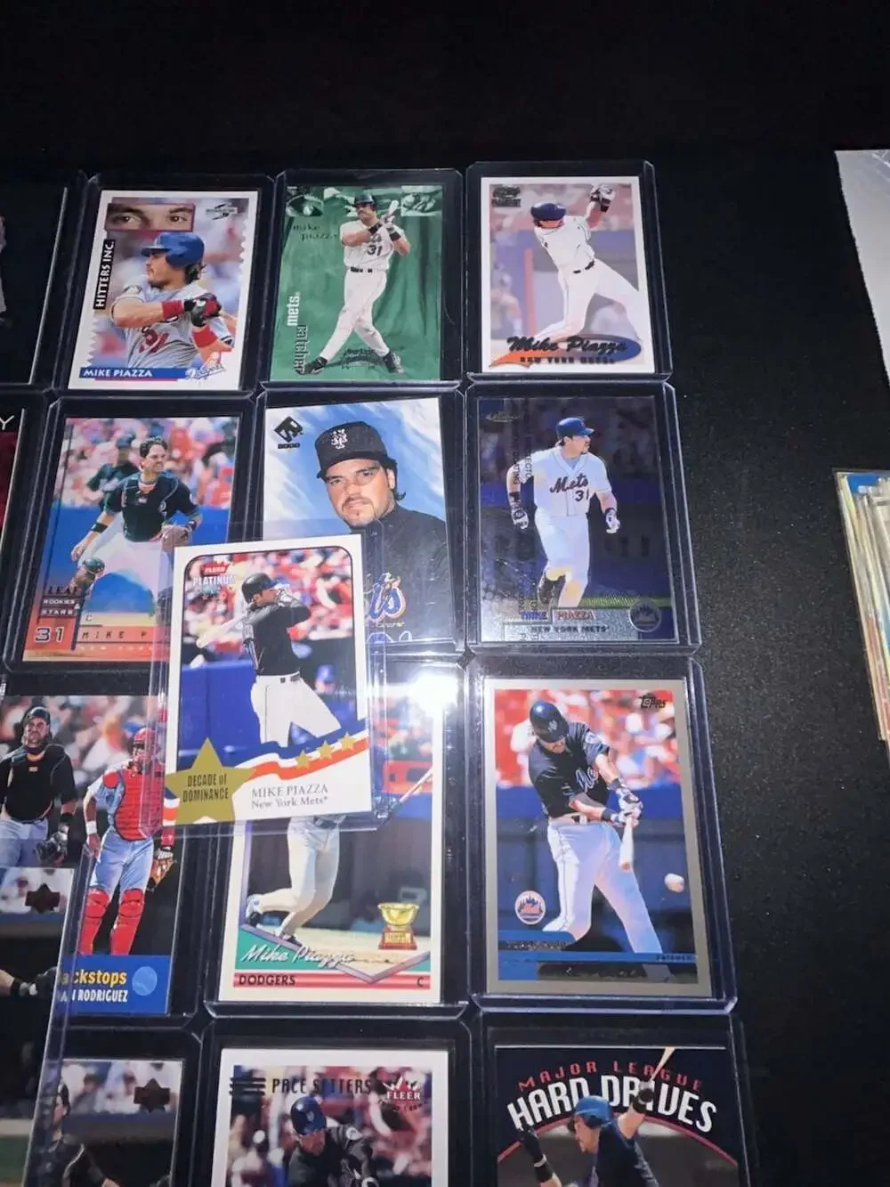 X20 Mike Piazza Baseball Card Lot Multiple Brands MLB Stars New York Mets Los An